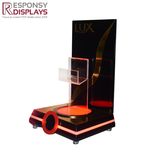 Pop LED Light Acrylic Hair Shampoo Display Racks