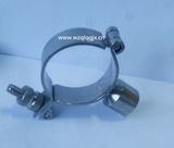 Stainless Steel Handle Screw End Round Pipe Holder
