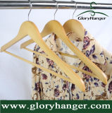 Wholesale Wooden Hanger with Pant Bar for Home Use