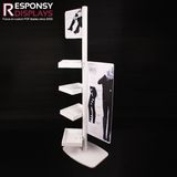Fashion Free Standing Wood Wall Shelf Clothes and Jeans Display Rack