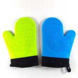 Silicone Hot Kitchen Pot Holder Glove Oven Mit (EB-93256-4)