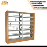 5 Storey Double Pillar Metal Bookshelf