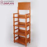Customized Wood Display Rack for Chips
