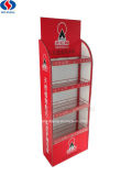 Store Floor Standing Merchandise Red Metal Display Stand/Rack