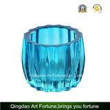 Ribbed Printed Glass Votive Candle Holder Supplier