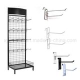 Grid Wall Hooks Wire Mesh Steel Gridwall Panel Stand Grid Display Rack