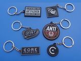 Series Soft PVC Keychain Company Logo Keychains Charms