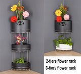 Home Garden Metal Garden 2~3-Tier Flower Shelf