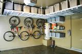 Stainless Steel Overhead Storage Rack with Powder Coated