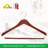 Wooden Contoured Jacket Hangers (WCJS100-Cherry)