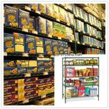 800lbs Adjustable Metal Heavy Duty Standard Supermarket Shelves Used