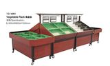 Supermarket Store Display Metal Fruit and Vegetable Stand Rack and Gondola Shelf for Sale