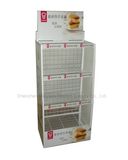 Store Customized Wire Metal Cake Floor Display Rack