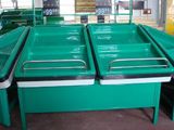 2 Layers Acry Vegetable and Fruit Display Rack for Supermarket