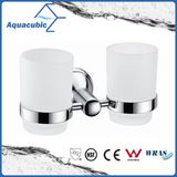 Modern Chromed Double Tumbler Holder (AA6915B)