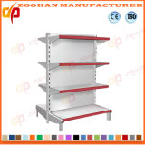 Low Price Double Sides Flat Back Supermarket Store Display Shelf (ZHs628)