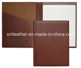 Brown A4 Leather File Pad Folder Cover for Business