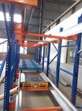 Warehouse Rack with Radio Shuttle