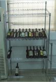 Floor Model Metal Slanted Red Wine Shelf (WR12035180A4C)