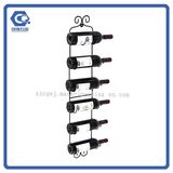 Factory Price High Quality Metal Wire Supermarket Wine Display Rack