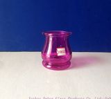 300ml Colored Glass Candlestick Holder High Quality