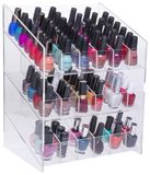 Clear Countertop 3 Tiers Acrylic Nail Polish Display Rack