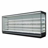 12FT Long Open Front Refrigerated Showcase with Transparent Glass Ends