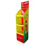 Cardboard Pop Floor Display Cases Display Rack for Retail
