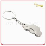 Promotion Car Shape Metal Trolley Coin Key Holder