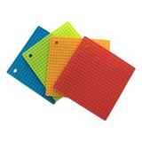 Kitchenware Silicone Rubber Hot Pot Holder Pads Table Mat
