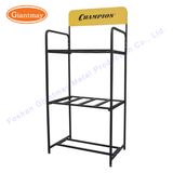 Commercial Showroom Metal Car Wheel Tier Display Stand Storage Rack