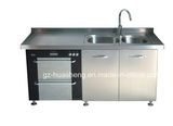 Hotel Metal Kitchen Cabinet with Wash Sink (HS-031)