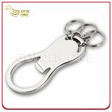 Blank Metal Bottle Opener Keyring with Ring