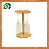 Natural Bamboo Wine Glass Holder for Table Decoration
