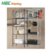 Adjustable Chrome Wire Mesh Metal Storage Rack