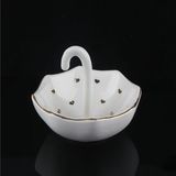 New Arrival White Earring Holder OEM Ceramic Ring Holder