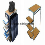 Steel Tube Wooden Display Stand/Shop Display Stand
