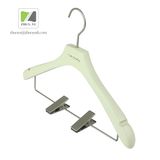 Boutique Wooden Bottom Hanger for Custom Clothing Brand