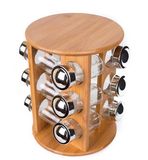 Bamboo Spice Rack Set