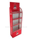 Store Floor Standing Merchandise Red Metal Display Stand/Rack