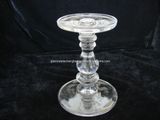 Crystal Machine-Made Glass Candle Holder (ZT-29)