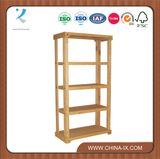 Wooden Retail Shelving Unit with 3 Shelves and Open Back
