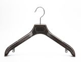 New Fashion Gold Black Plastic Garment Hanger for Clothes