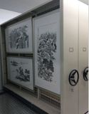 High Density Art Mobile Shelving for Painting