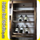 Stainless Steel Wine Display Shelf Rack Wine Rack