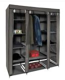 Modern Simple Wardrobe Household Fabric Folding Cloth Ward Storage Assembly King Size Reinforcement Combination Simple Wardrobe (FW-51D)