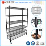 Adjustable 6 Tier Powder Coating Metal Stacking Wire Shelf Manufacturer