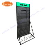 Floor Standing Garden Seed Storage Shelf Metal Didsplay Rack