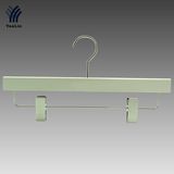 Yeelin White Painting Clothes Hanger with Chrome Clips
