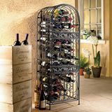 Large Volume Metal Wine Display Holder for Bar